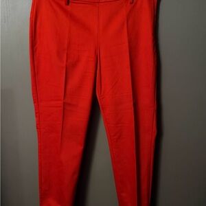 Vibrant Red Trousers